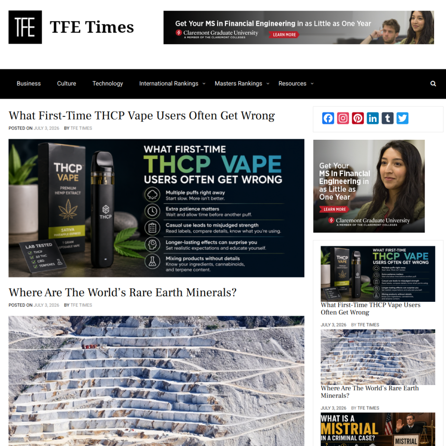 tfetimes.com homepage screenshot