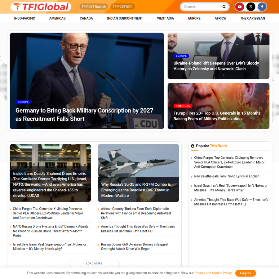 tfiglobalnews.com homepage screenshot