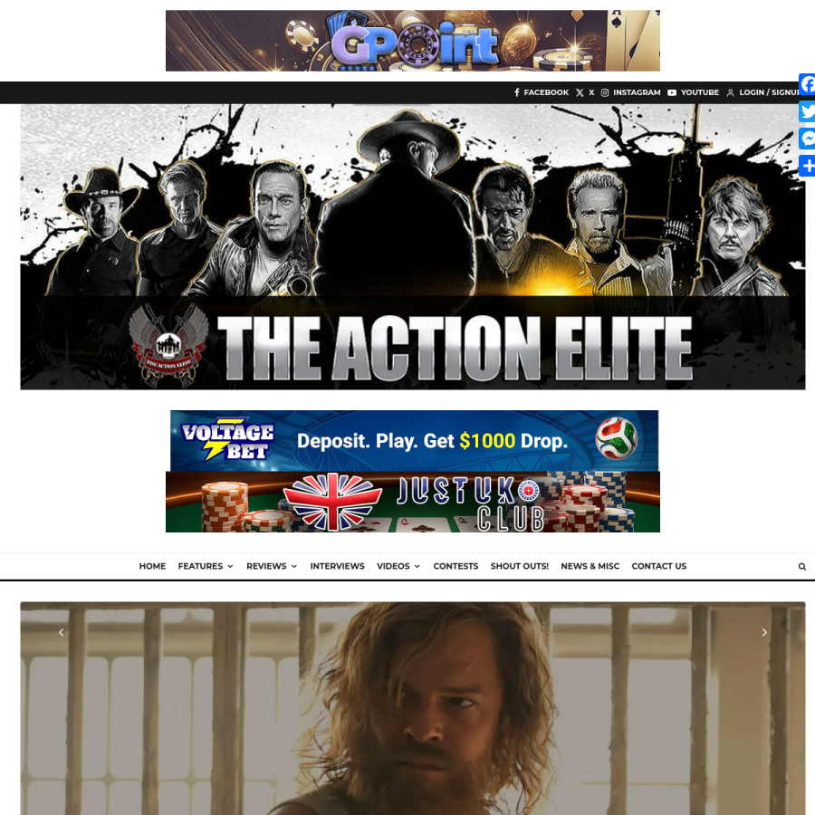 theactionelite.com homepage screenshot