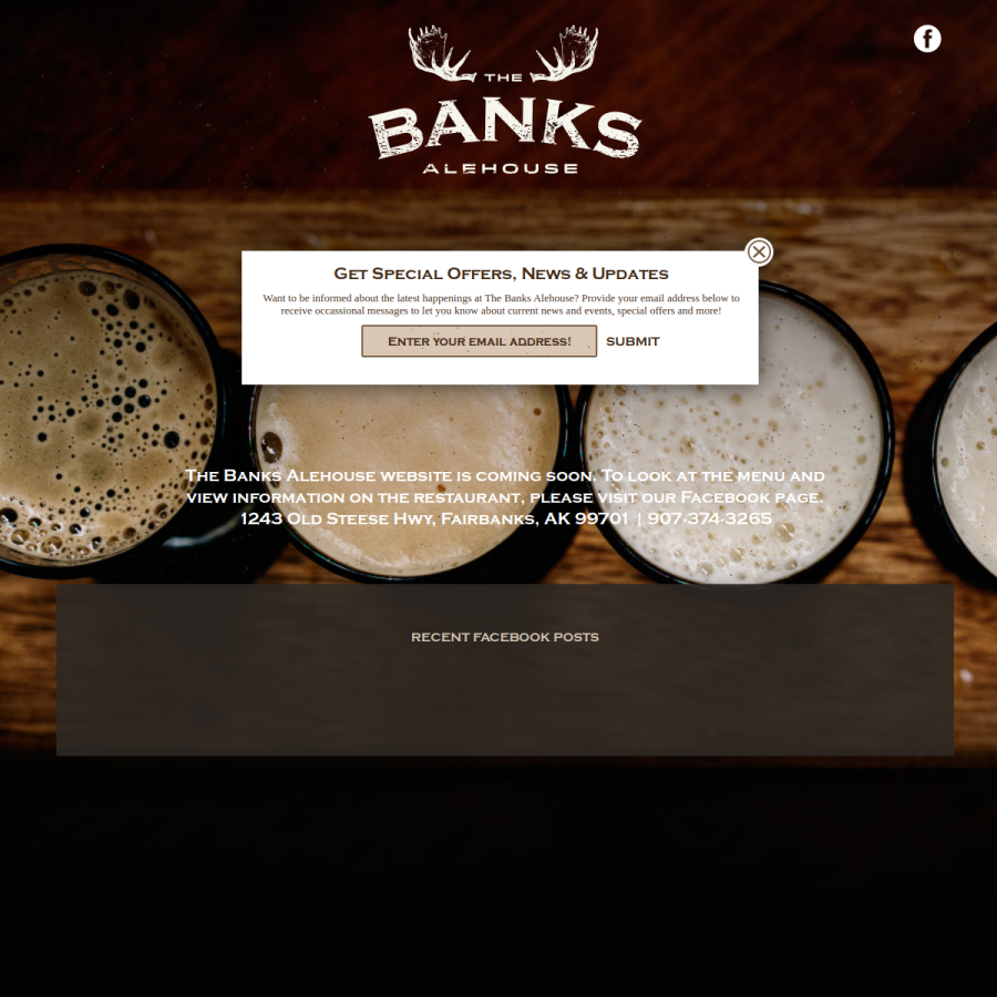 thebanksalehouse.com homepage screenshot