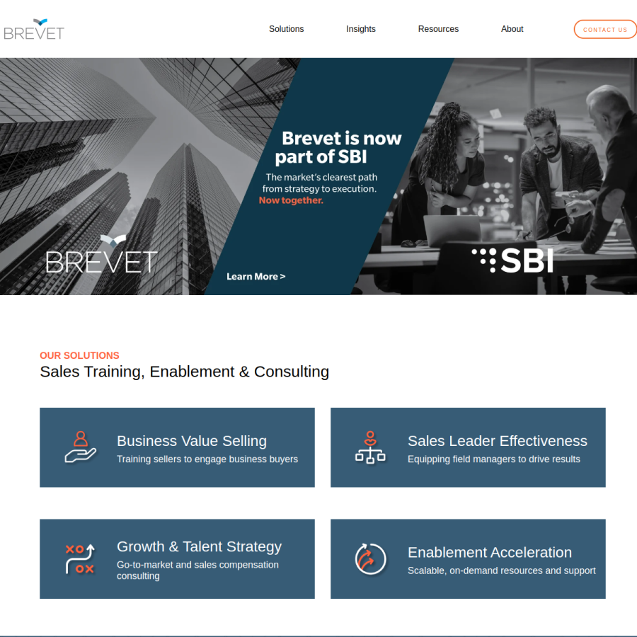 thebrevetgroup.com homepage screenshot