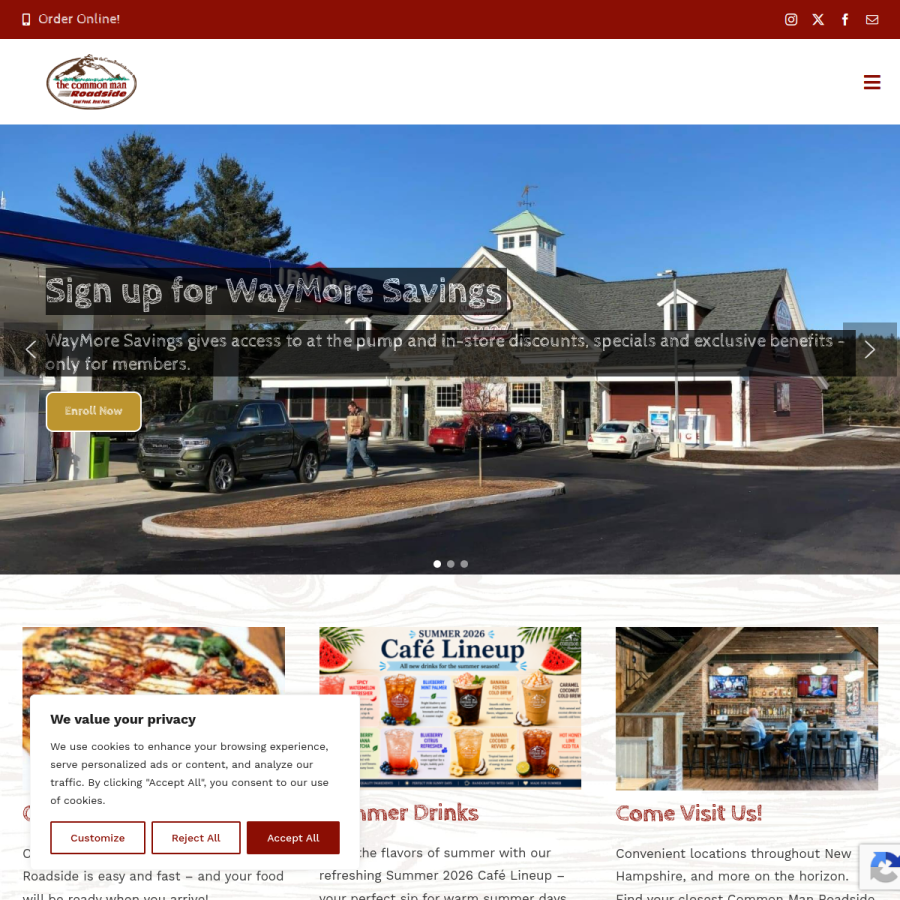 thecmanroadside.com homepage screenshot