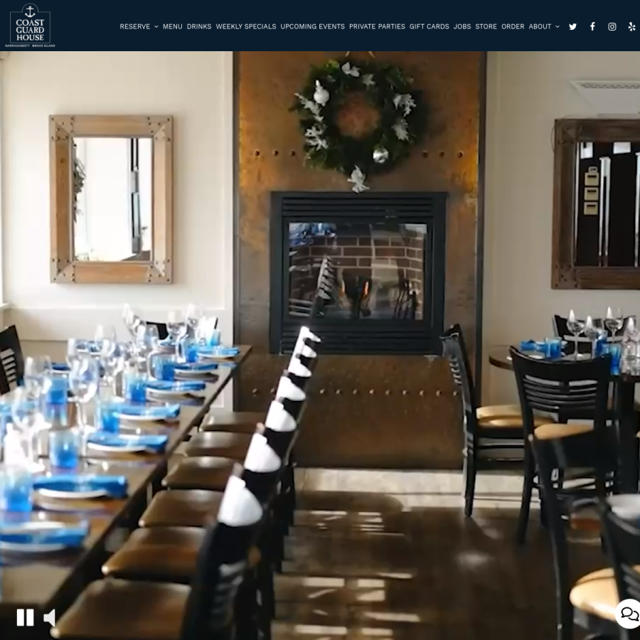 thecoastguardhouse.com homepage screenshot