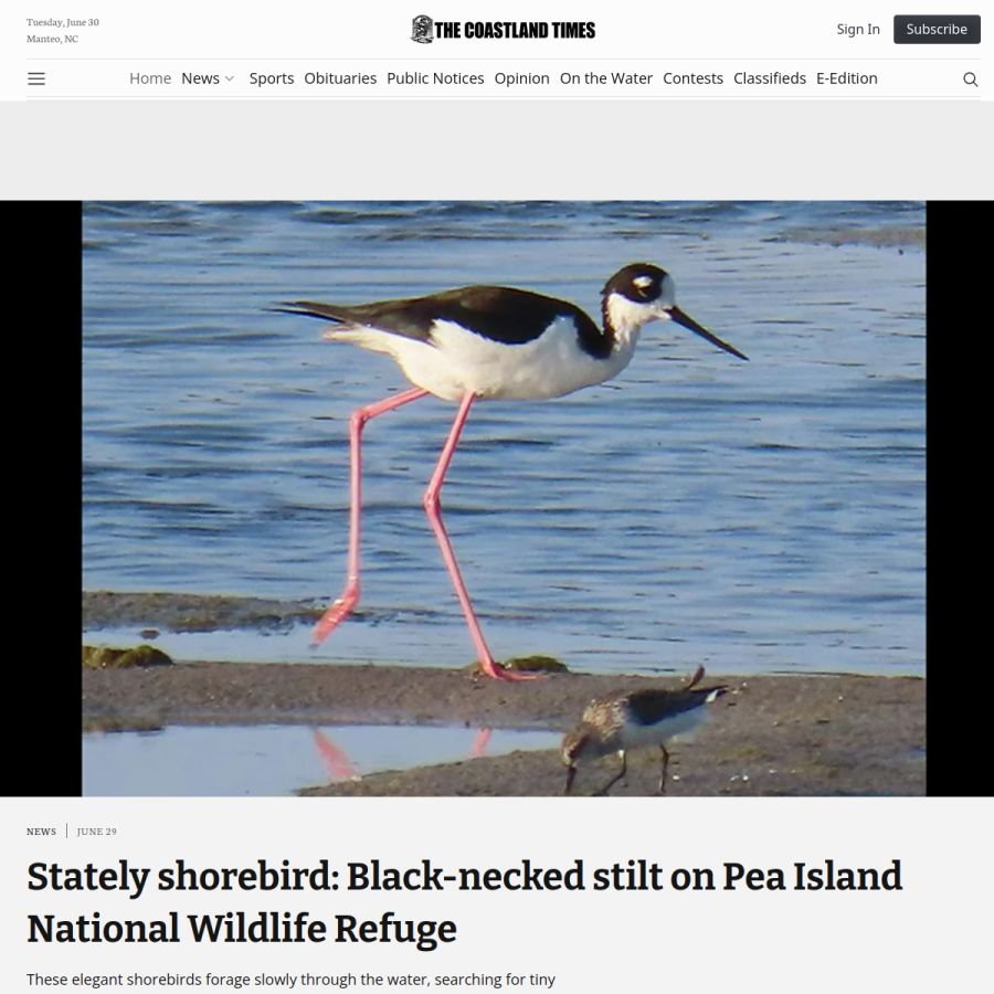 thecoastlandtimes.com homepage screenshot