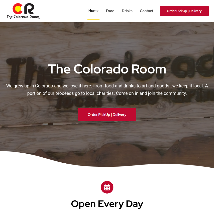 thecoloradoroom.com homepage screenshot