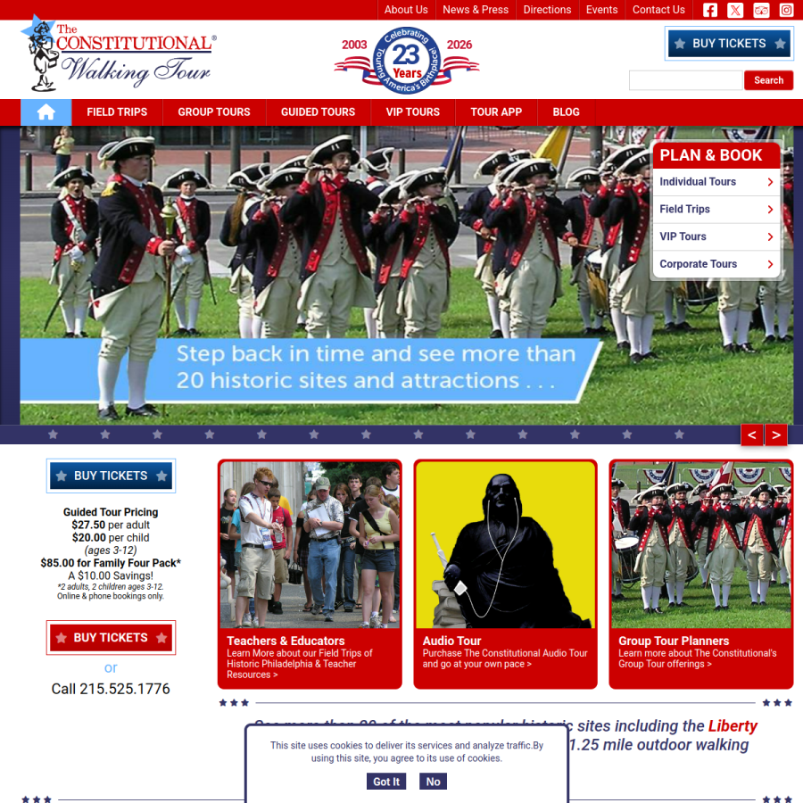 theconstitutional.com homepage screenshot