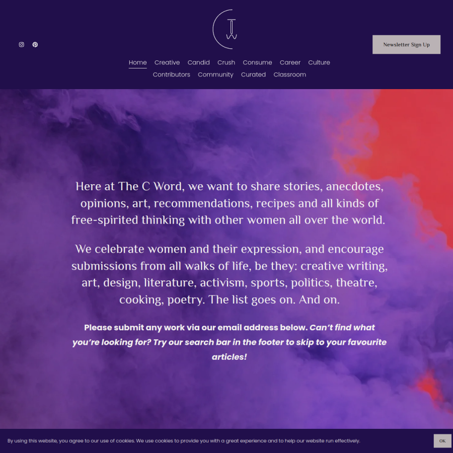 thecwordmag.co.uk homepage screenshot