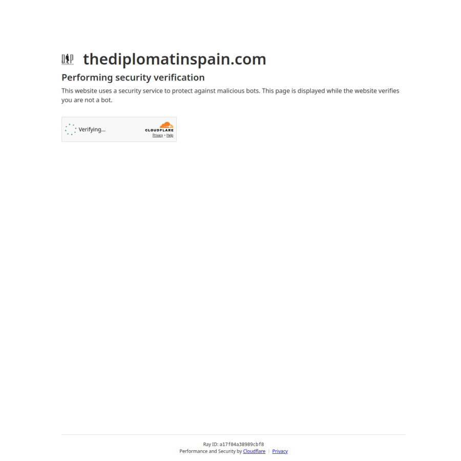 thediplomatinspain.com homepage screenshot