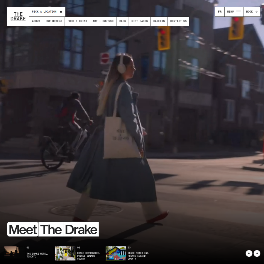 thedrake.ca homepage screenshot