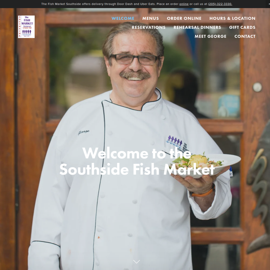 thefishmarket.net homepage screenshot