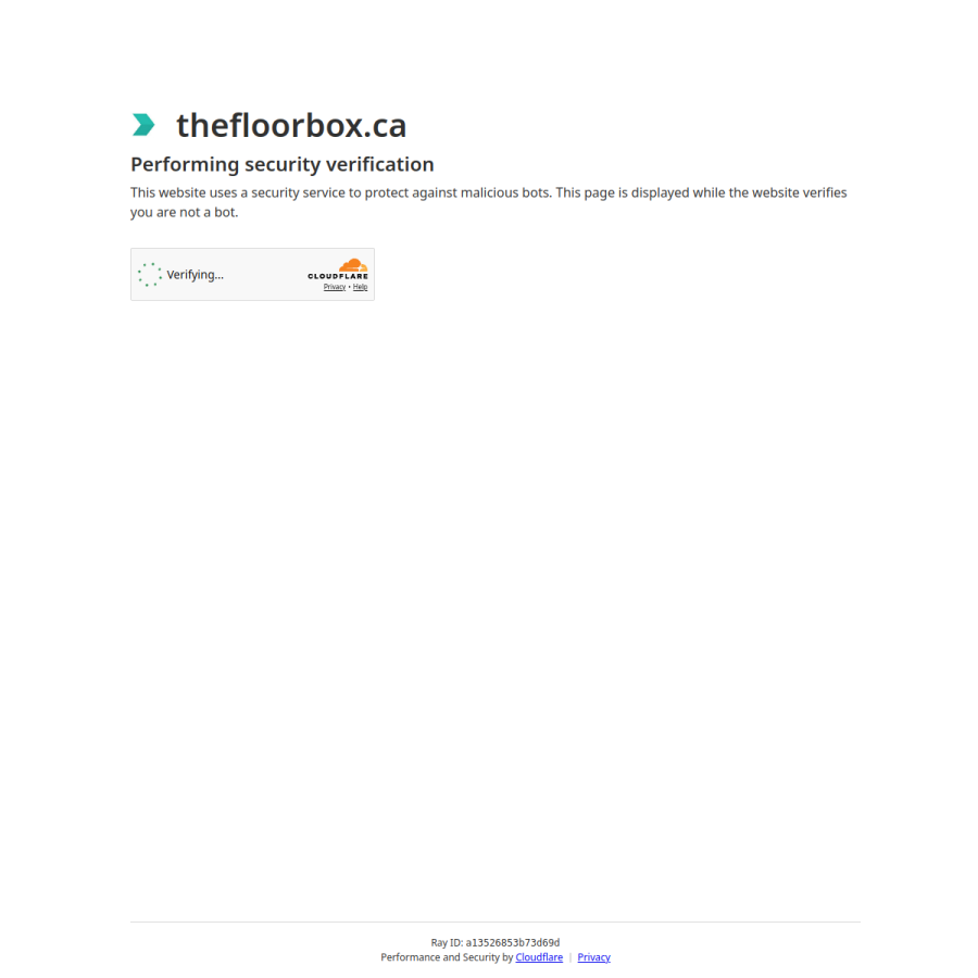 thefloorbox.ca homepage screenshot