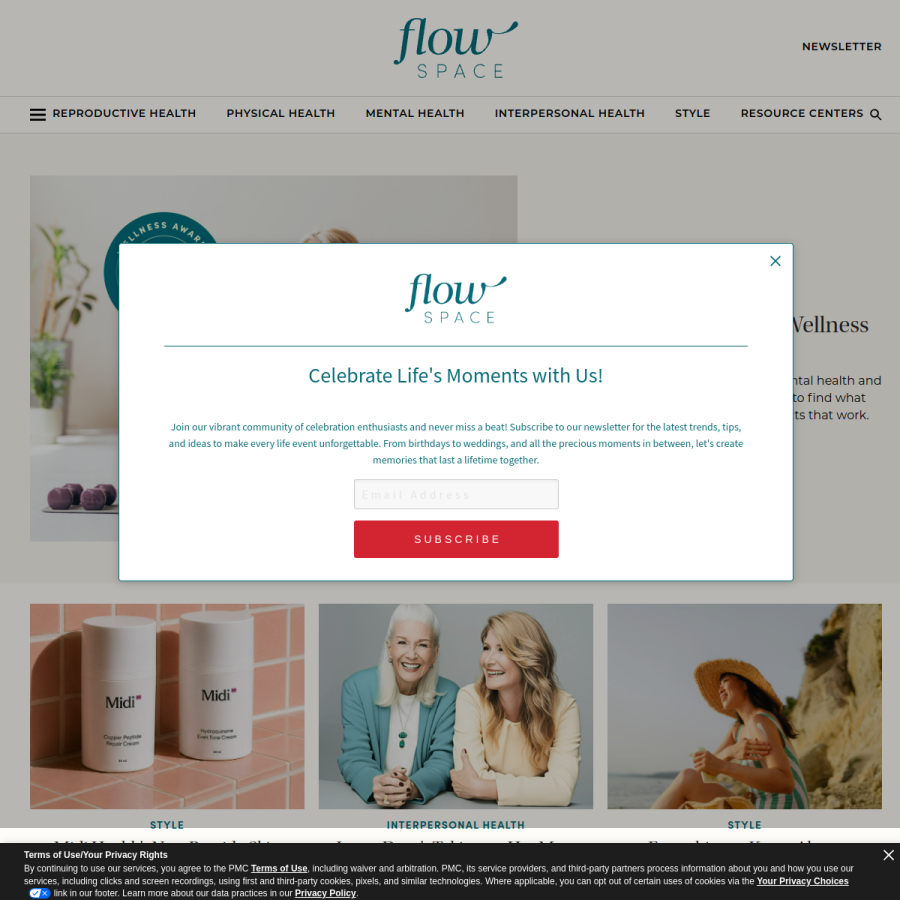 theflowspace.com homepage screenshot