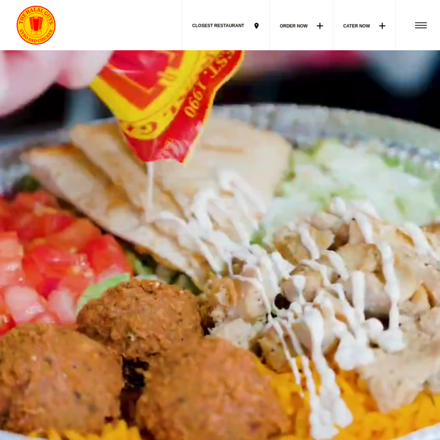 thehalalguys.com homepage screenshot