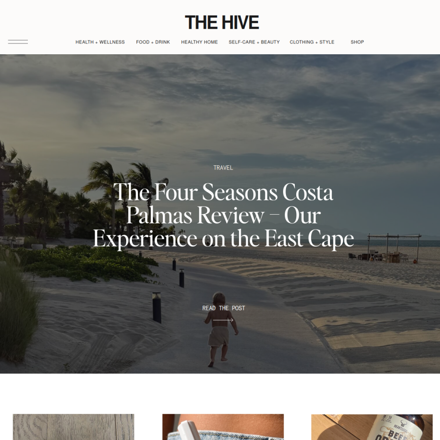 thehive.health homepage screenshot