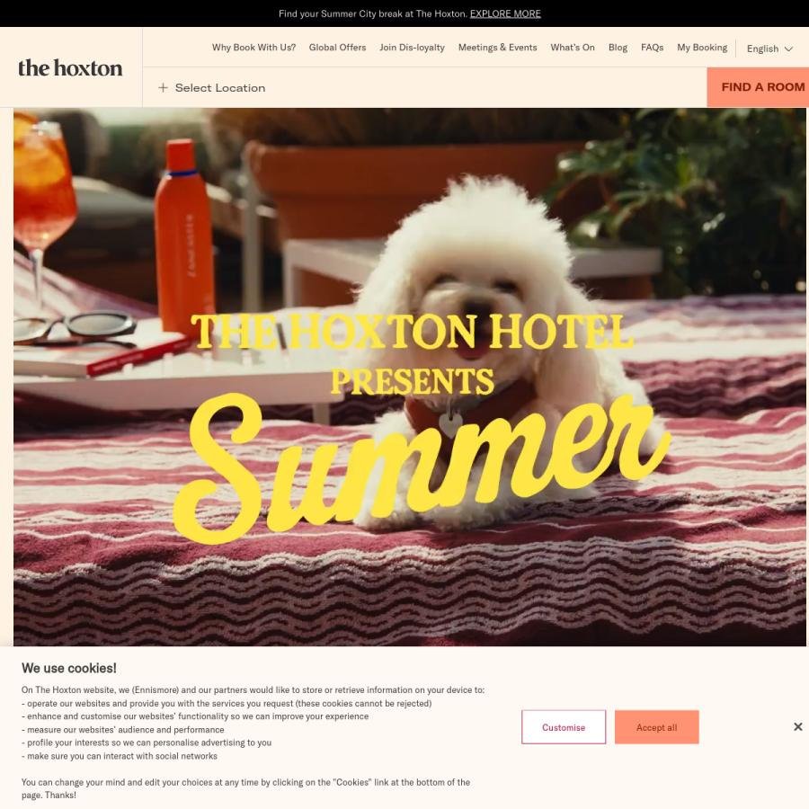 thehoxton.com homepage screenshot