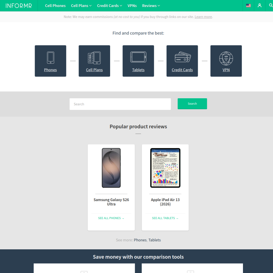 theinformr.com homepage screenshot