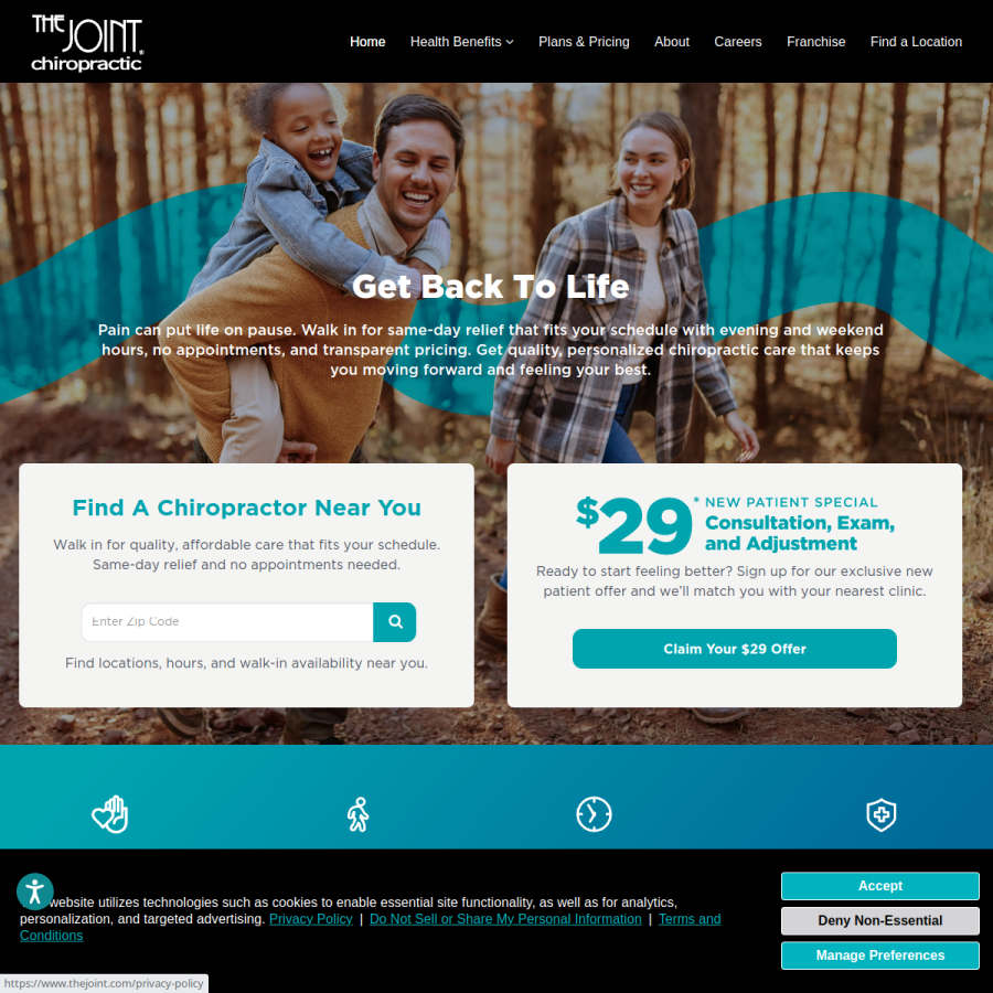 thejoint.com homepage screenshot