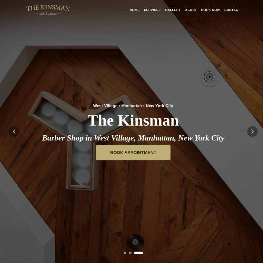 thekinsman.com homepage screenshot