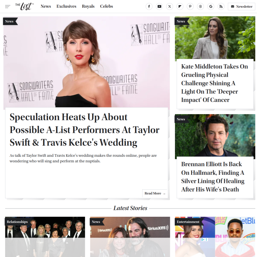 thelist.com homepage screenshot