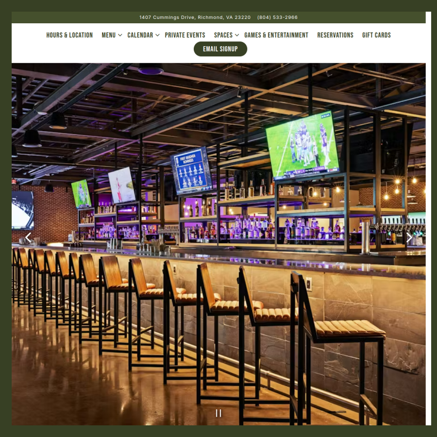 thepark.com homepage screenshot