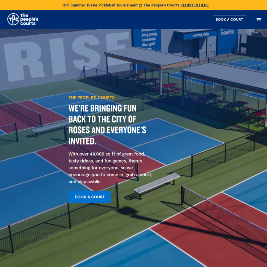 thepeoplescourts.com homepage screenshot