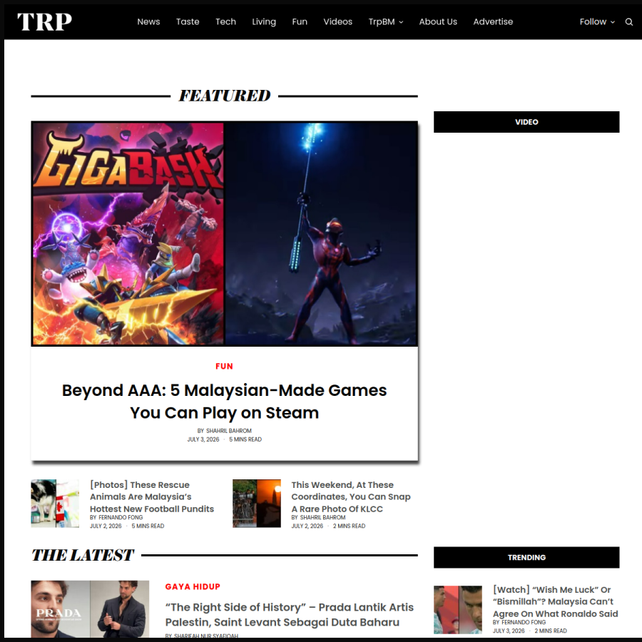 therakyatpost.com homepage screenshot