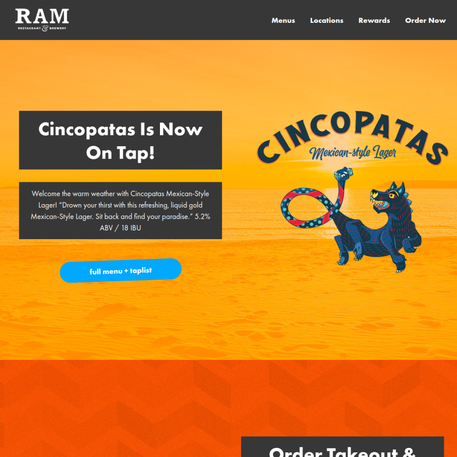theram.com homepage screenshot
