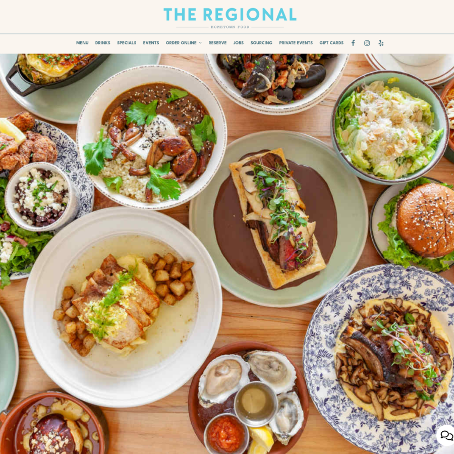 theregionalfood.com homepage screenshot