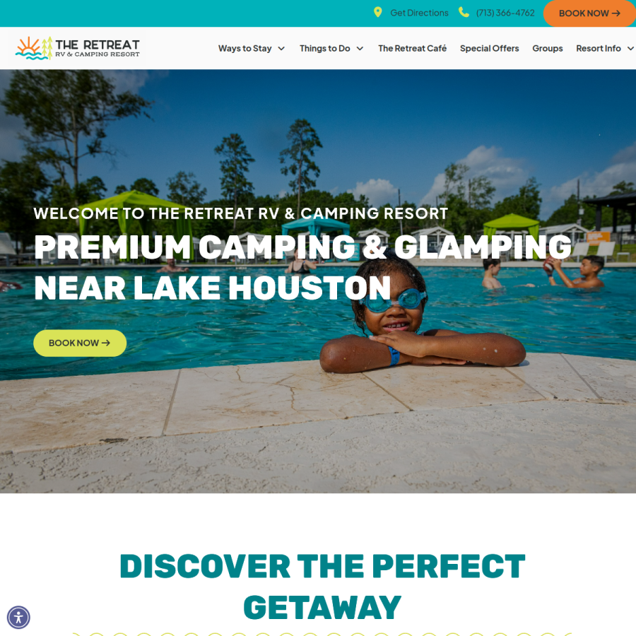 theretreatrv.com homepage screenshot
