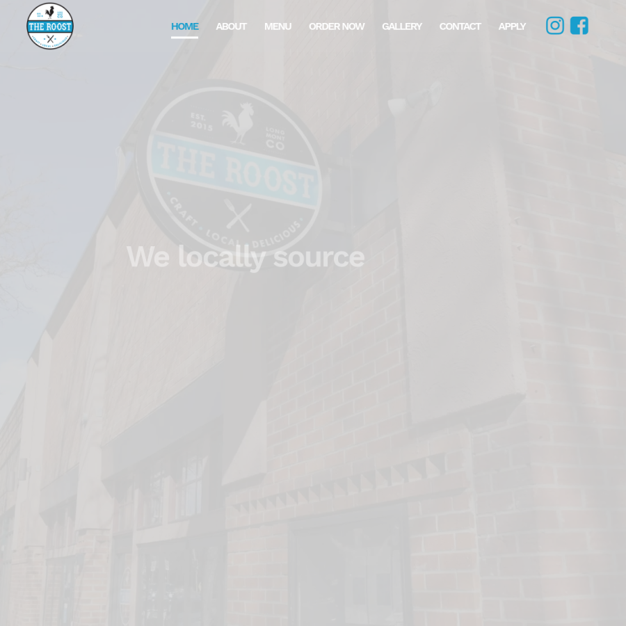 theroostlongmont.com homepage screenshot