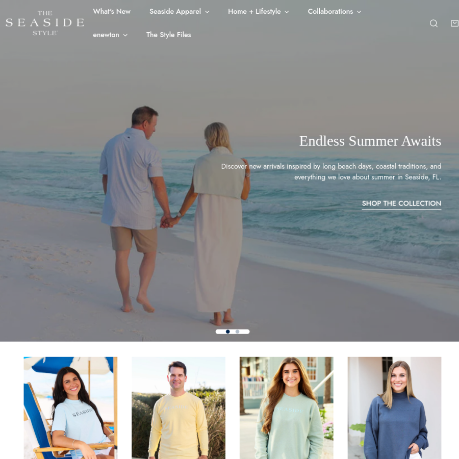 theseasidestyle.com homepage screenshot