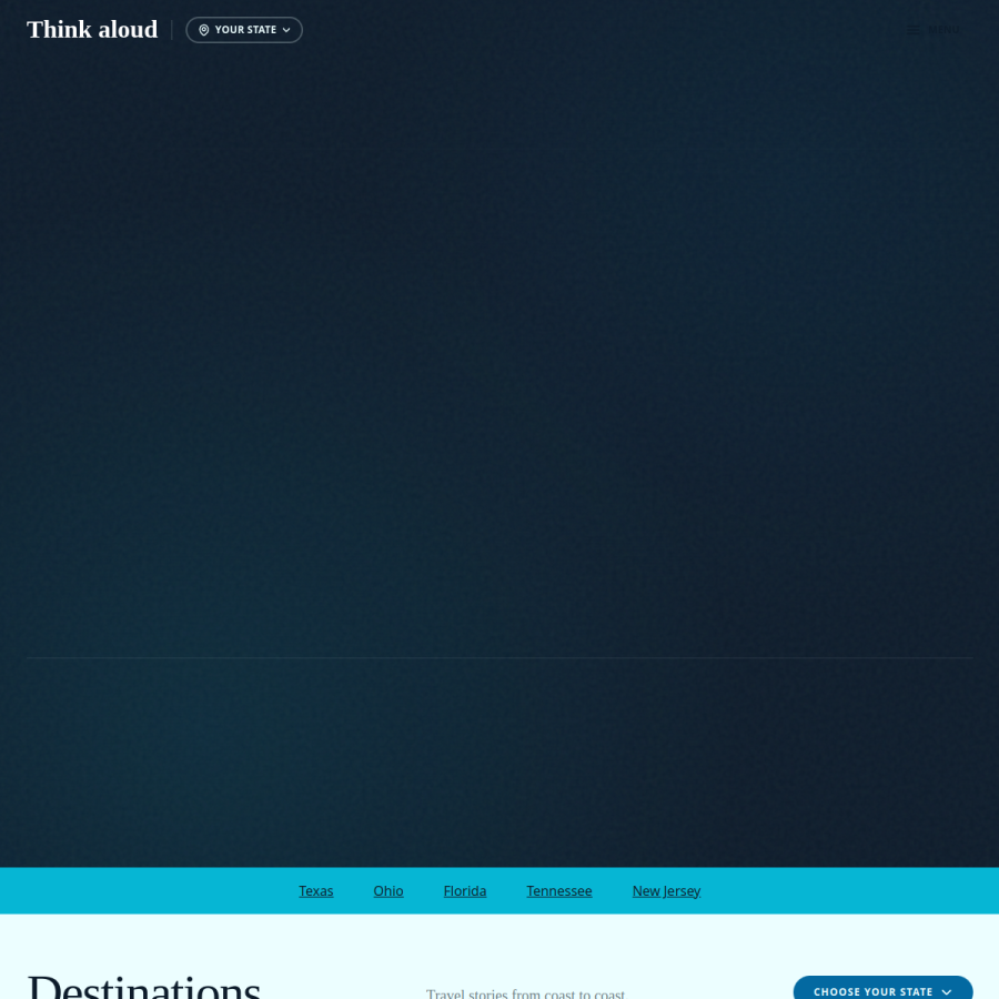 thinkaloud.net homepage screenshot