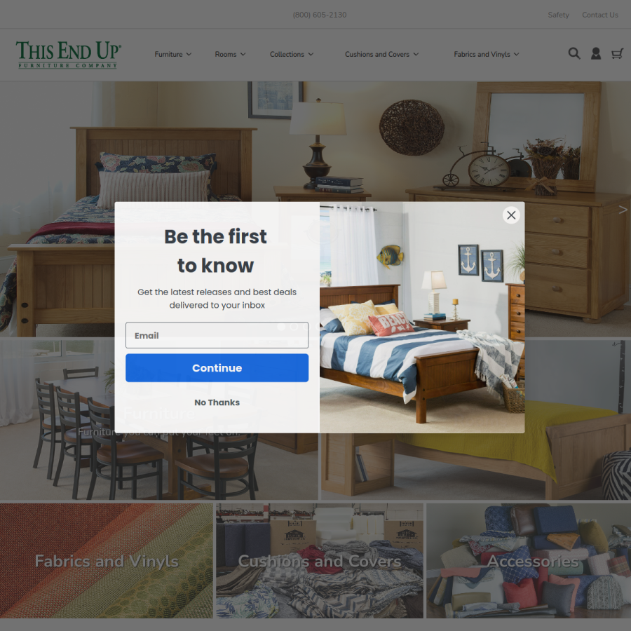 thisendup.com homepage screenshot
