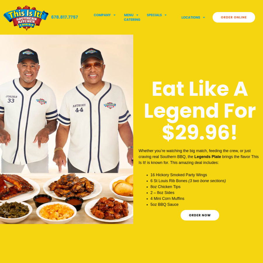 thisisitbbq.com homepage screenshot