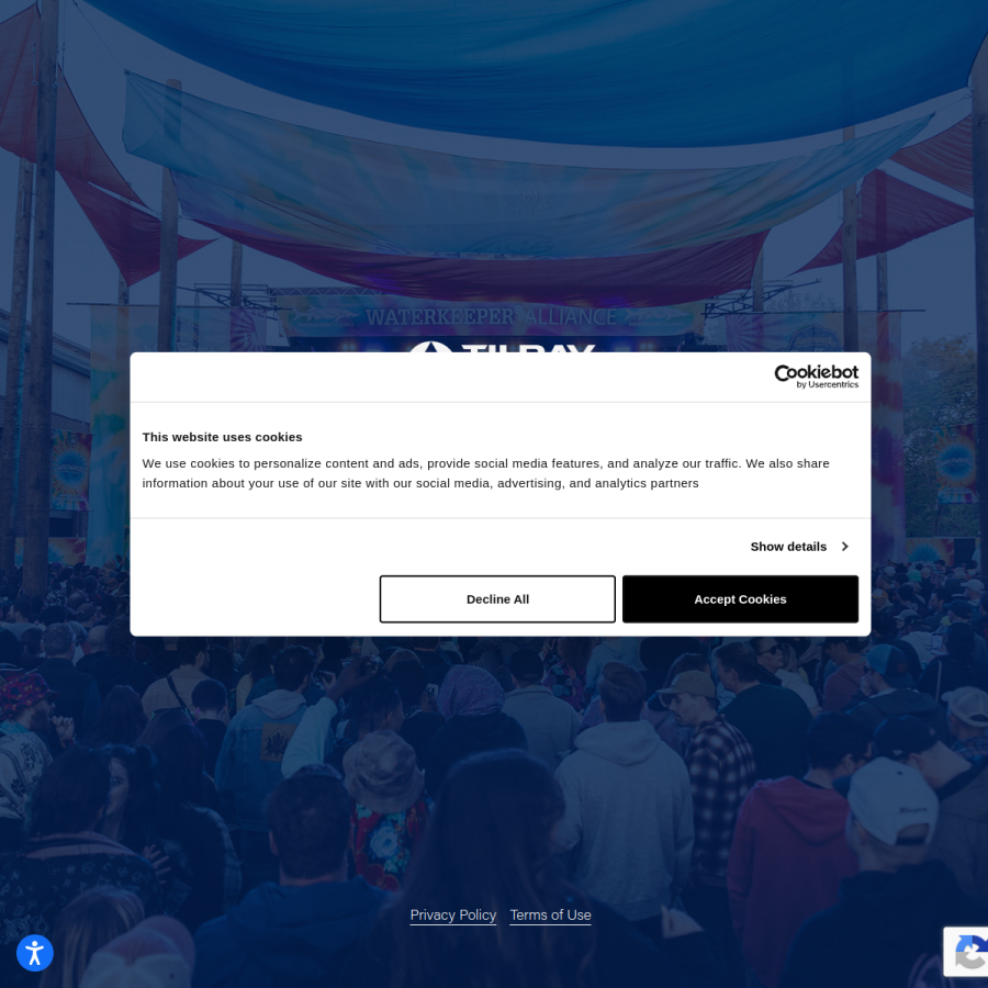 tilray.com homepage screenshot