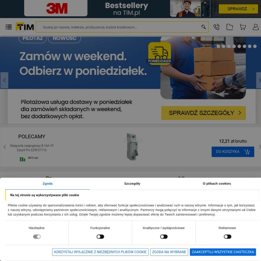 tim.pl homepage screenshot