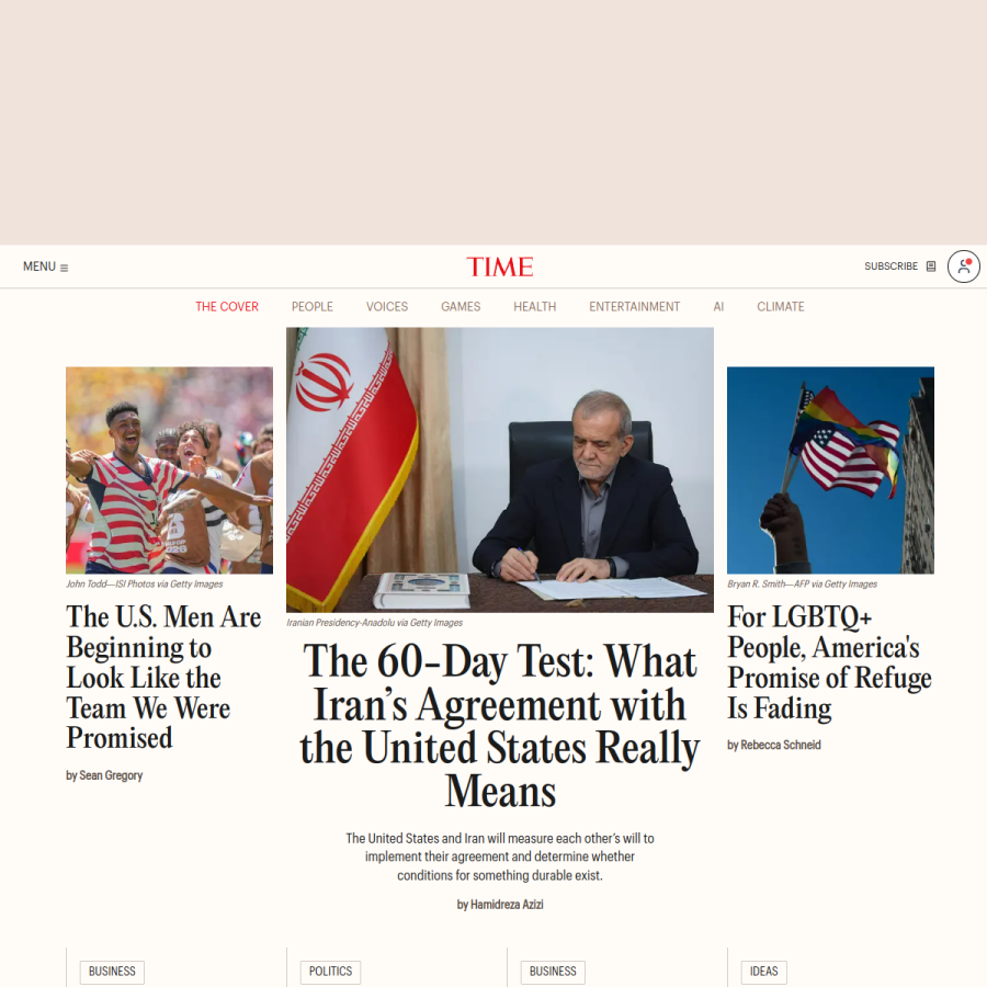 time.com homepage screenshot