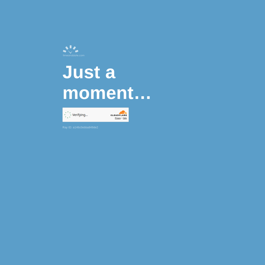 timeanddate.com homepage screenshot