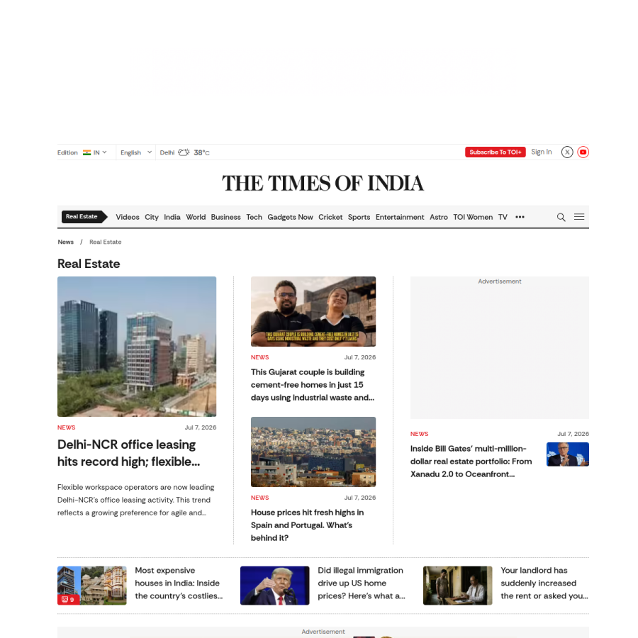 timesproperty.com homepage screenshot