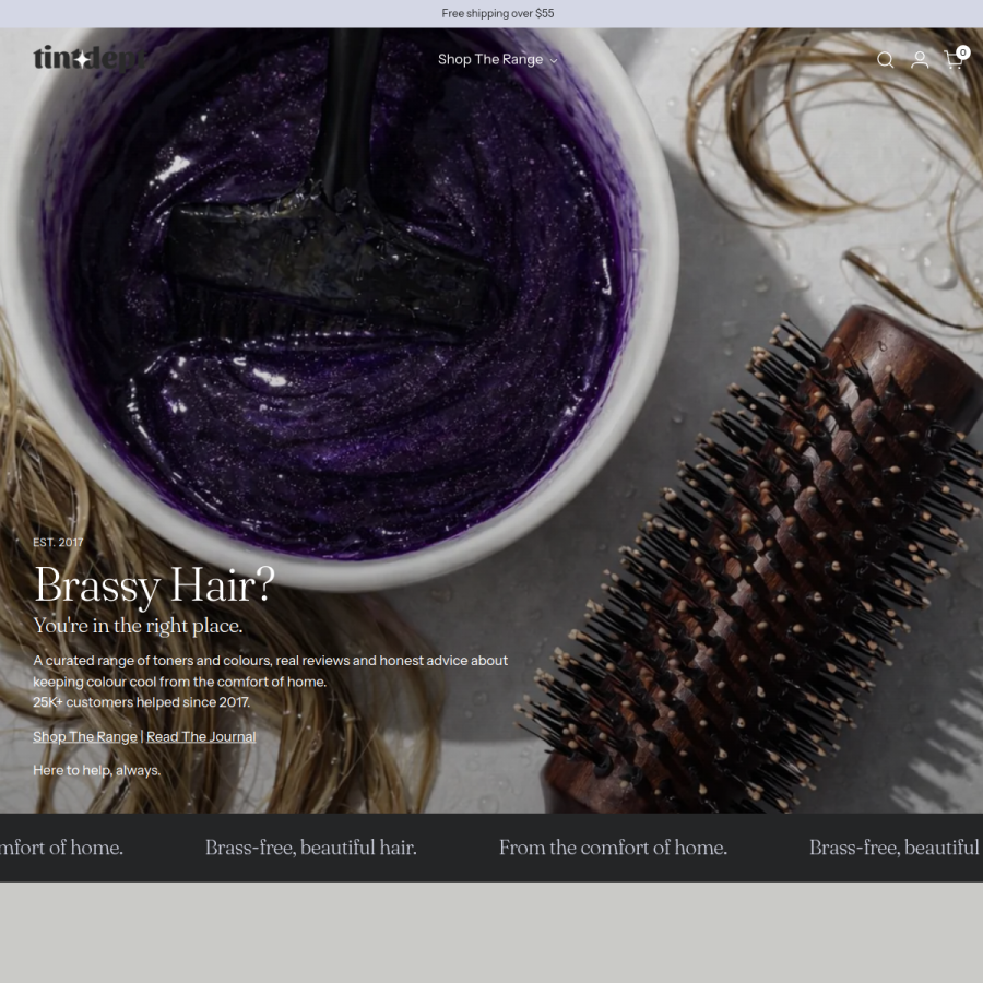 tintdepartment.com.au homepage screenshot