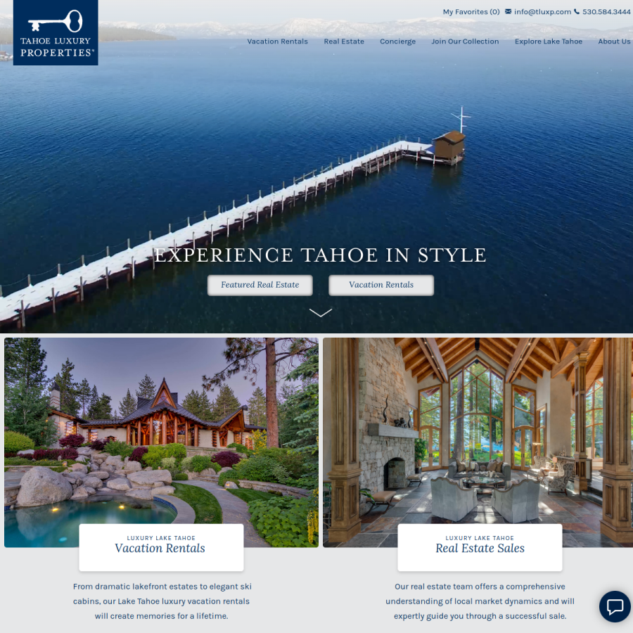 tluxp.com homepage screenshot