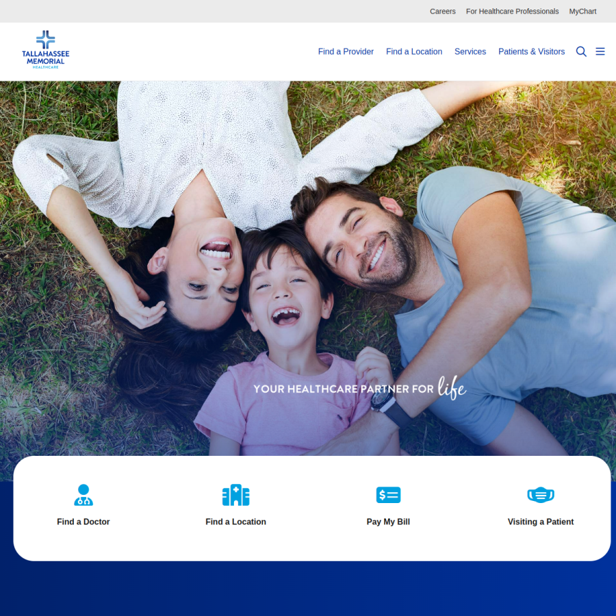 tmh.org homepage screenshot