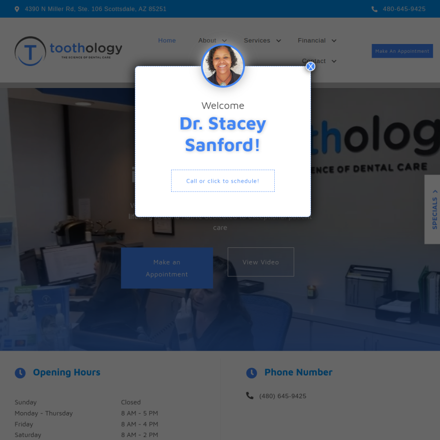 toothologydental.com homepage screenshot