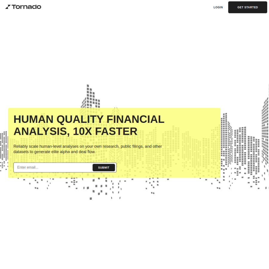 tornado.com homepage screenshot