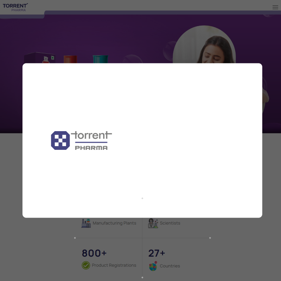 torrentpharma.com homepage screenshot