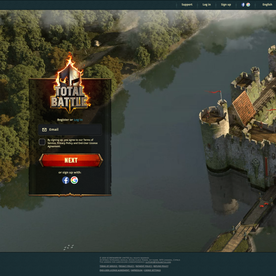 totalbattle.com homepage screenshot