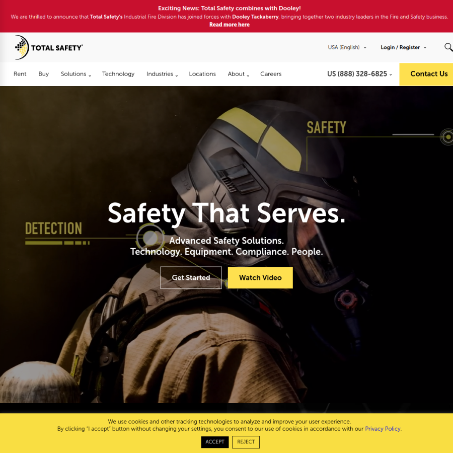 totalsafety.com homepage screenshot