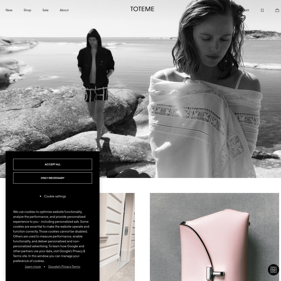 toteme.com homepage screenshot