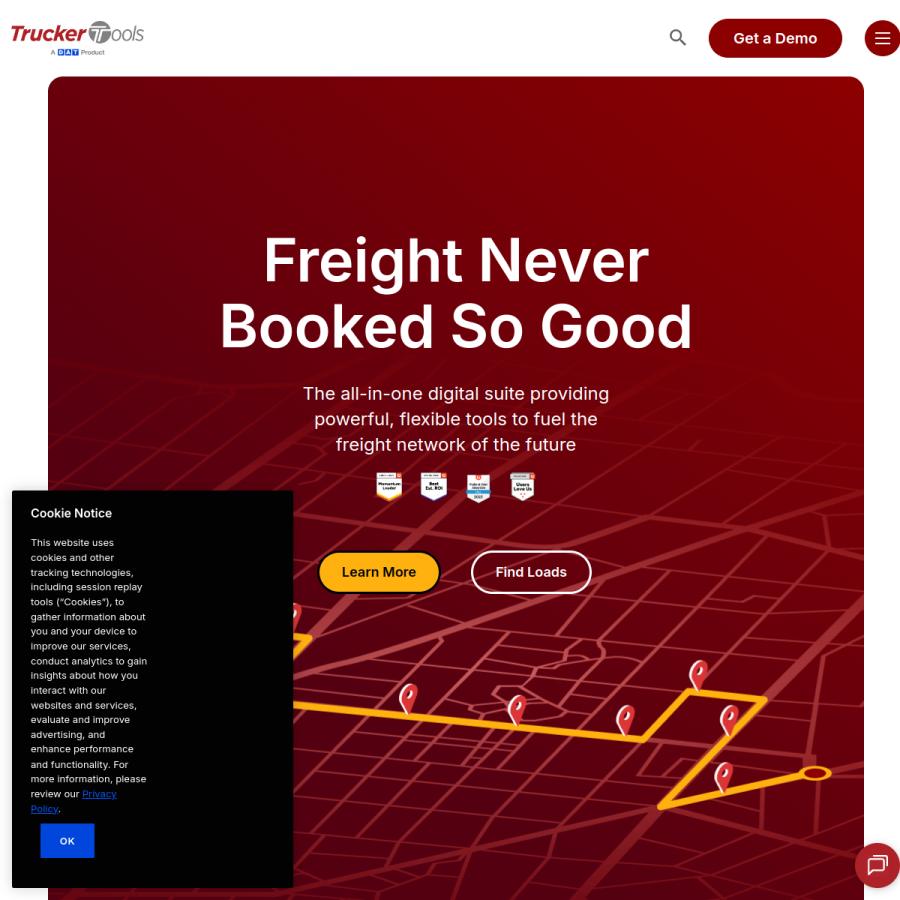 truckertools.com homepage screenshot