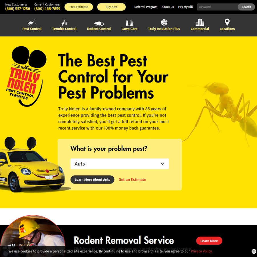 trulynolen.com homepage screenshot